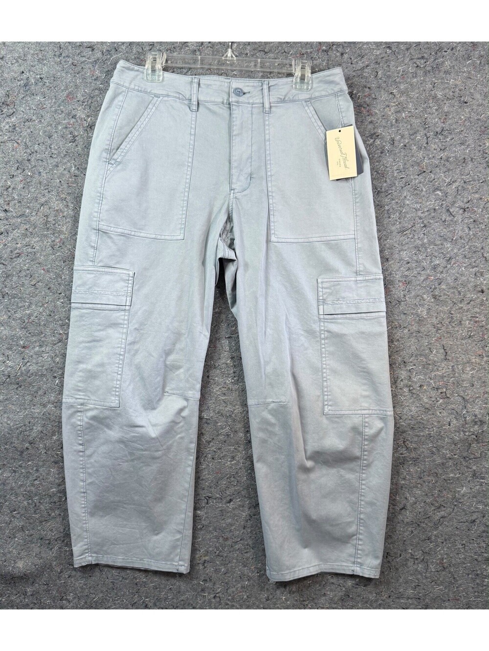 NWT Universal Thread Cargo Pants 12 Light Blue Wide Leg Utility Pockets Target